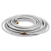 Câble coaxial RG6 de haute qualité, 25', gris