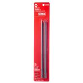 Embouts de tournevis Robertson,nNo 2, 8,7 po, paquet de 2