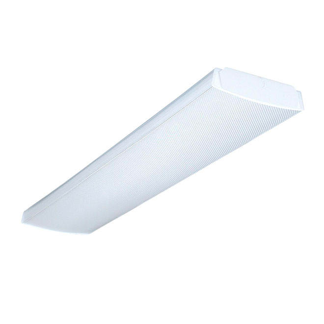 2-Light Wraparound Fluorescent Light Fixture - 48"