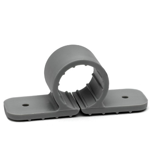 3/4" Standard Grey Polypropylene Pipe Clamp