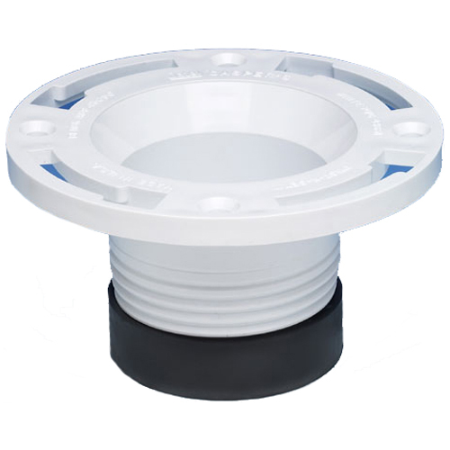 Flange floor white