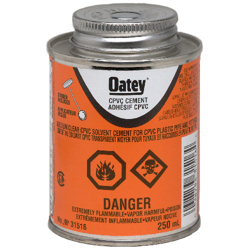 236 mL Medium Clear Cement for CPVC Pipes