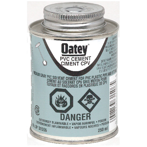 473 mL Medium Grey Cement for PVC Pipes