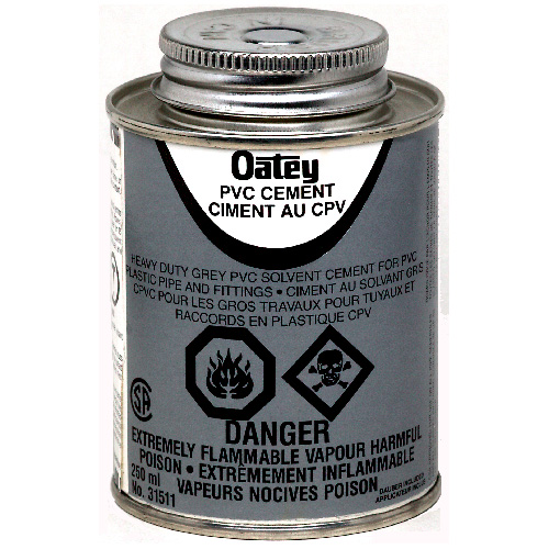 236 mL Heavy Duty Grey Cement for PVC Pipes