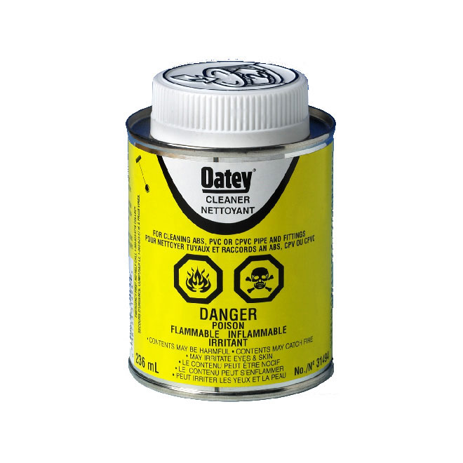 Nettoyant transparent 118 ml pour tuyaux PVC, PVC-C et ABS