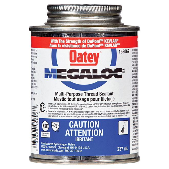 Mastic tout usage pour filetage, 237 ml