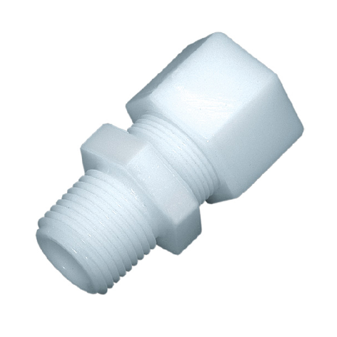 Adaptateur mâle x valve de compression