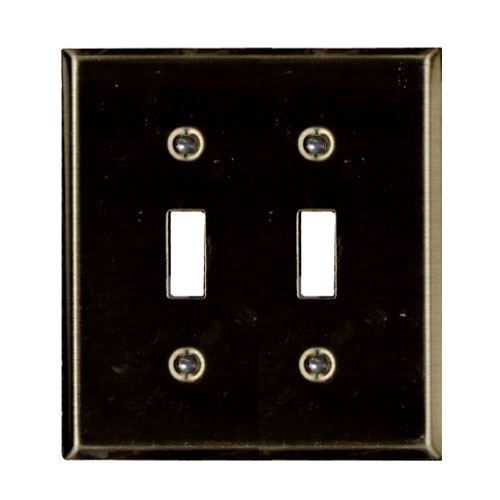 Double Toggle Wall Plate
