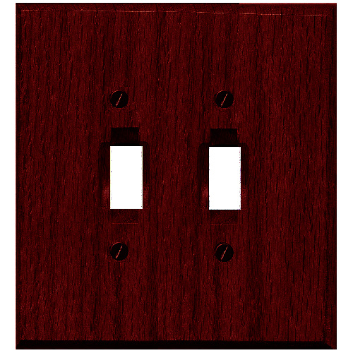 Plaque d'interrupteur double