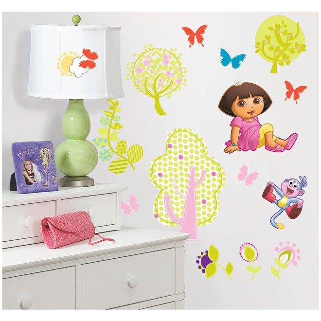 Peel and Stick Wall Decals - Dora the Explorer