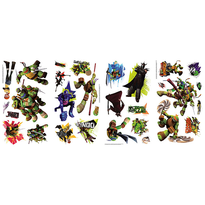 Peel and Stick Wall Decals - Teenage Mutant Ninja Turtles