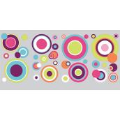 Appliques murales autocollantes « Crazy Dots » multicolores