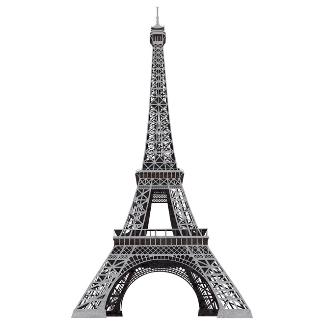 Appliqué mural autocollant «Tour Eiffel»
