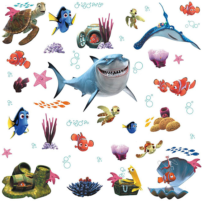 Peel and Stick Wall Decals - Finding Nemo