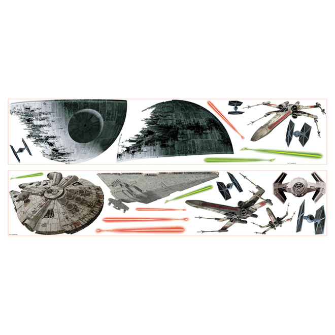 Applique murale Star Wars, 20 morceaux