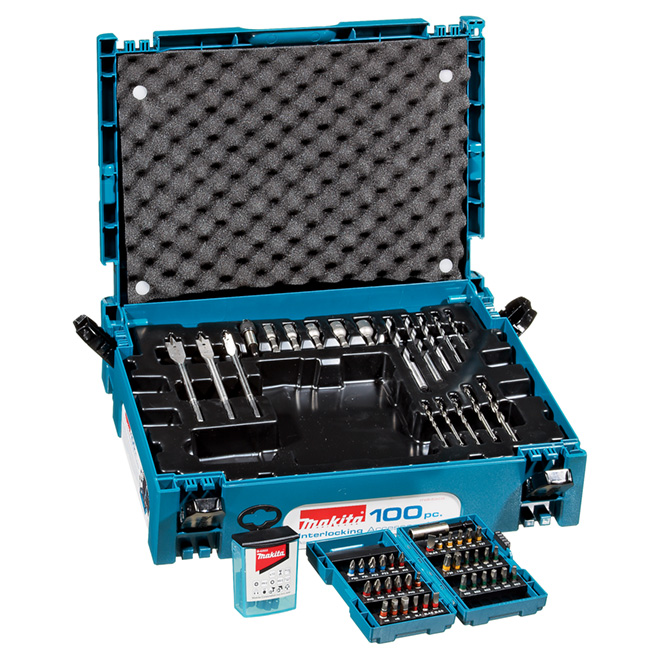 Drill Bit - 100-Piece Bit and Drill Bit Set