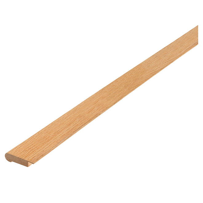 Nez de marche en chêne rouge, bois naturel