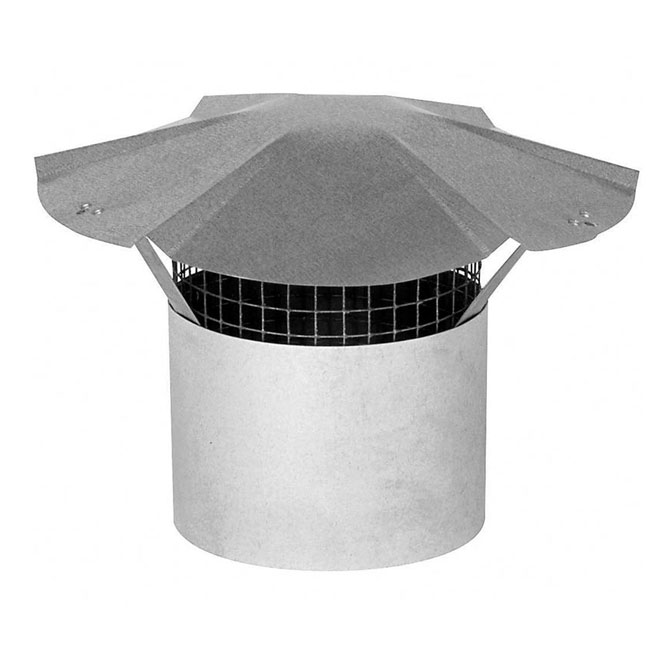 6" Galvanized Steel Chimney Cap