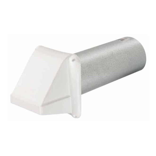 Plastic Vent Cap 4 in x 12 in - White