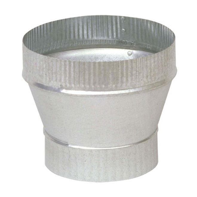 5" to 6" Diameter Galvanized Steel Increaser