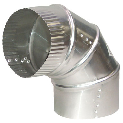 Coude en aluminium de 3" de diamètre à angle ajustable