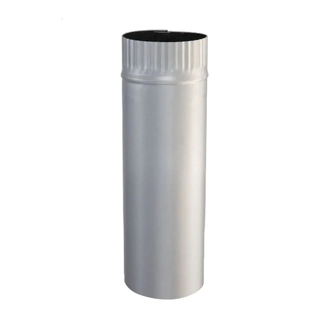 4" Diameter Rigid Aluminum Pipe, 12" Long