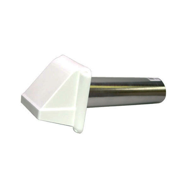 Preferred 3" White Plastic Vent Hood