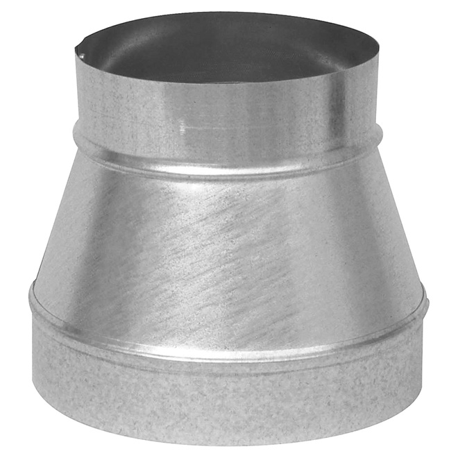 7" to 6" Non Crimped Galvanized Increaser-Reducer