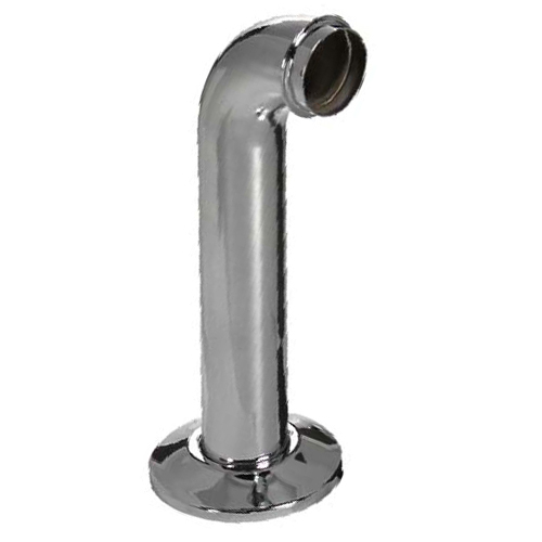 Wall Tube - Regular Flange - 1 1/4" x 7" - Chrome