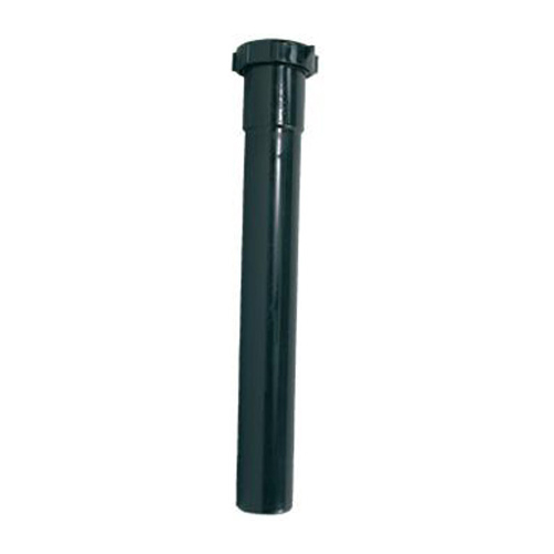 Tube Extension - Plastic - 1 1/2" x 12" - Black