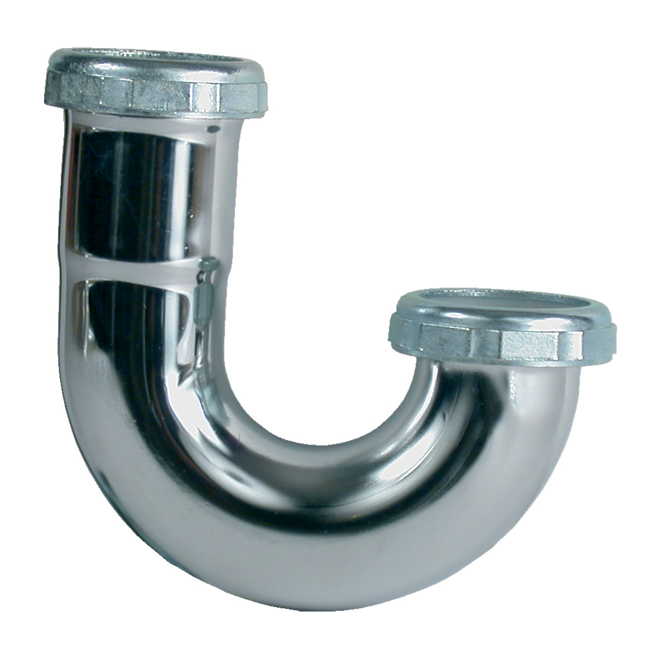 J-Bend - Brass - Less Cleanout - 1 1/2" - Chrome
