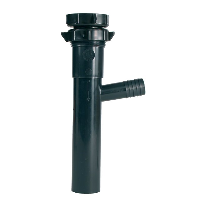 Dishwasher Tailpiece - Plastic - 1 1/2" x 8"