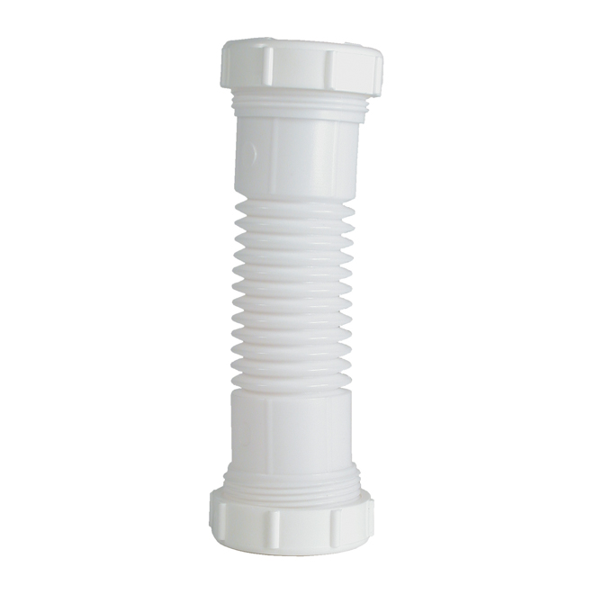 Coupler - FLEX'N FIX - Plastic - 1 1/2"-1 1/4 x 6" - White