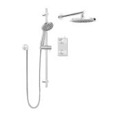 Ensemble de douche à main sur barre à glissière, Universal