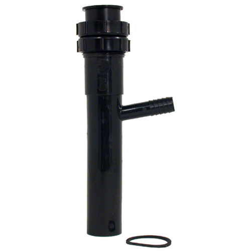 Tube de vidange pour lave-vaisselle, plastique, 1 1/2" x 8"