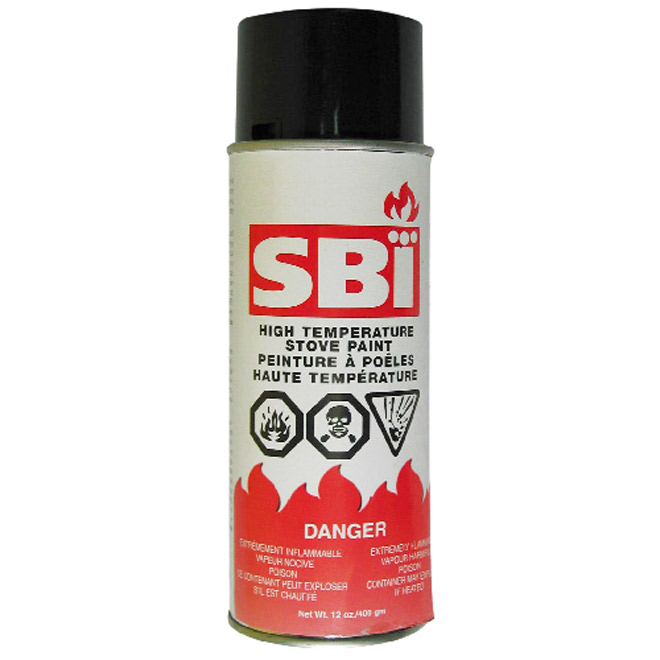 Stove Spray Paint 400g - Metallic Black