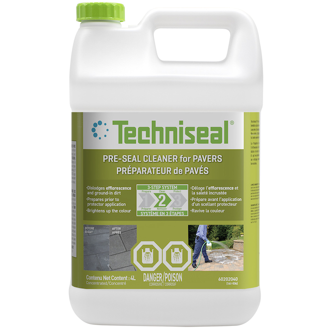 Nettoyant d'efflorescence pour pavés et dalles