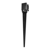 Pieu pivotable, 32'', acier, Pylex, noir