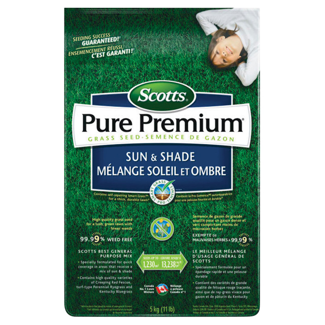 Semence à gazon «Soleil et Ombre» 5 kg