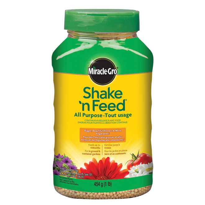 "Shake 'n Feed" Continuous Release Fertilizer