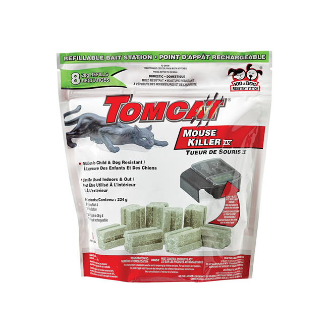 "Tomcat" Refillable bait station - 8 Refills