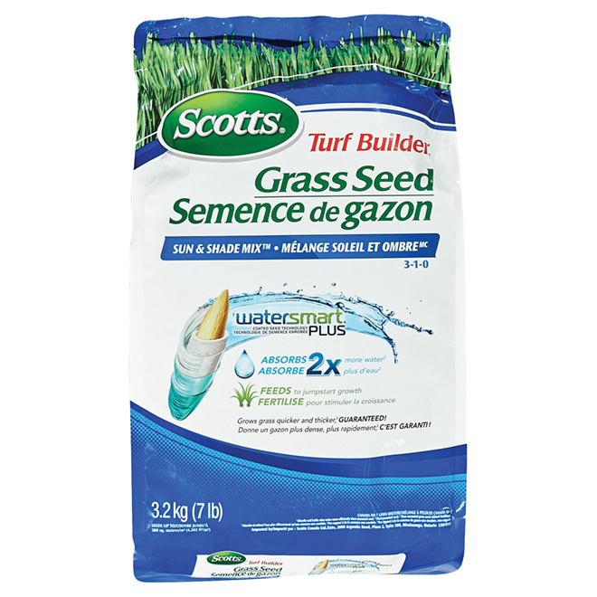 Semence à gazon soleil et ombre, 3,2 kg
