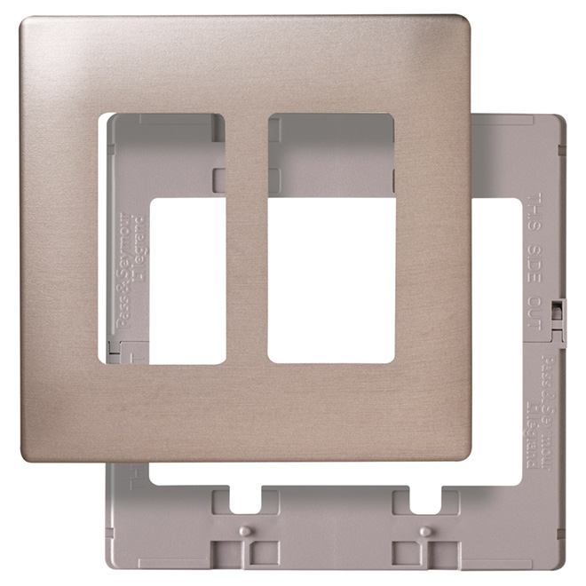 Plaque double