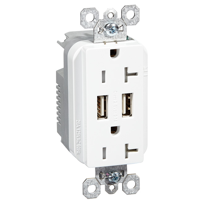 125 VAC 20 A Tamper Resistant Receptacle