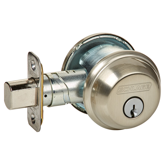 Single Cylinder Deadbolt Satin Nickel
