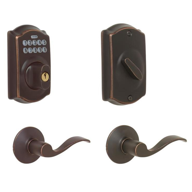 Serrure d'entrée combinée «Camelot/Accent»