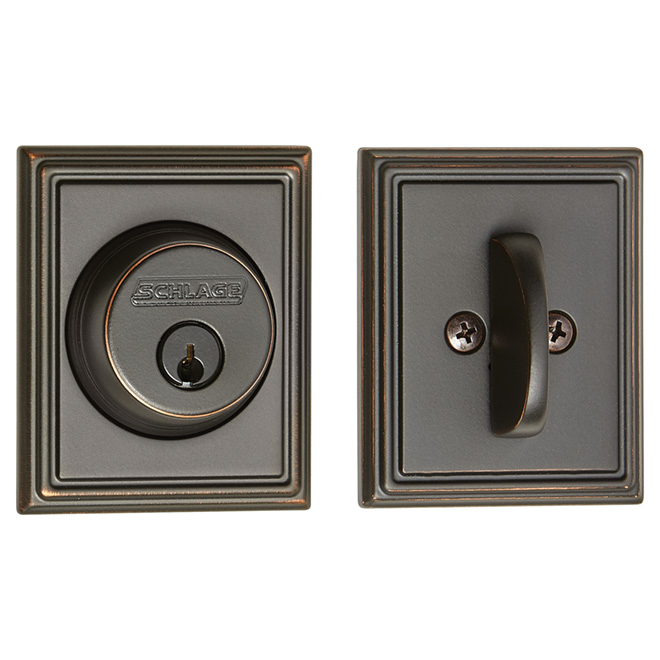 Addison Deadbolt Lock with Key and Lever