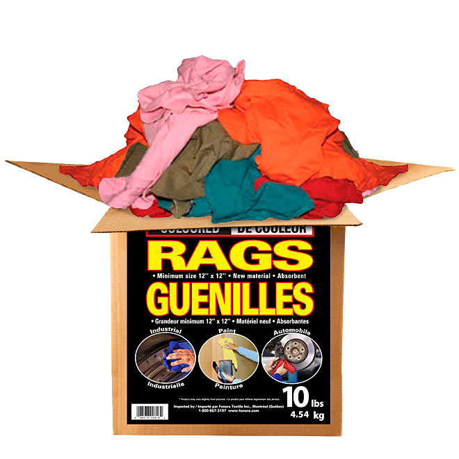 Chiffons en coton, 10 lb