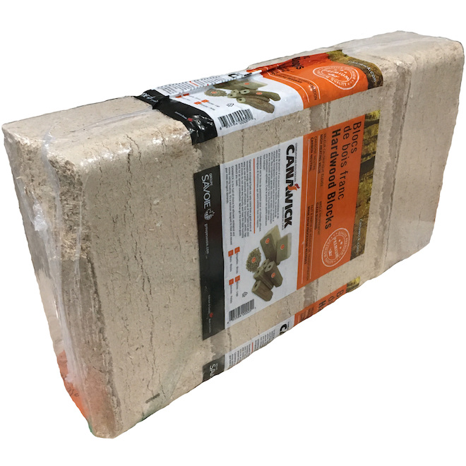 Wood Fibers Firelog, Long Lasting, 4-Pack