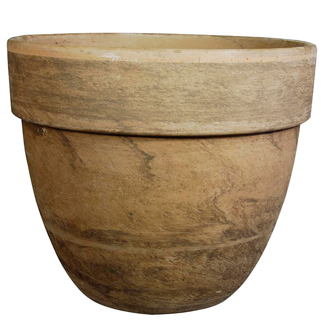 Basalt Levante Plant Pot - 11 3/4"